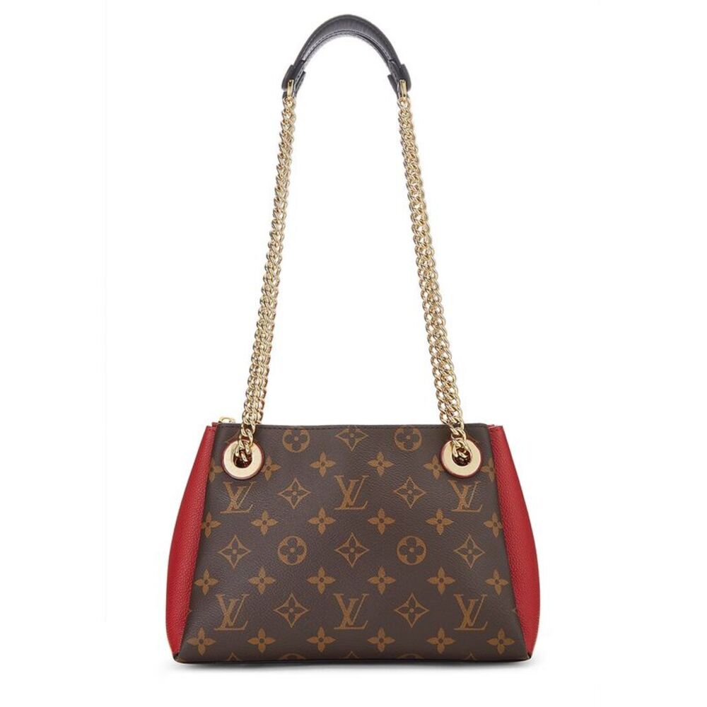 Louis Vuitton Red Monogram Coated Canvas Surene Bb (Authentic Pre-Loved)